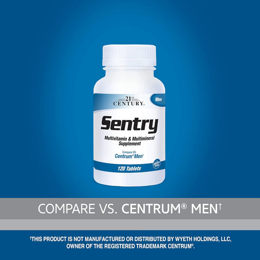 21St Century Sentry Men Multivitamin, 120 Count