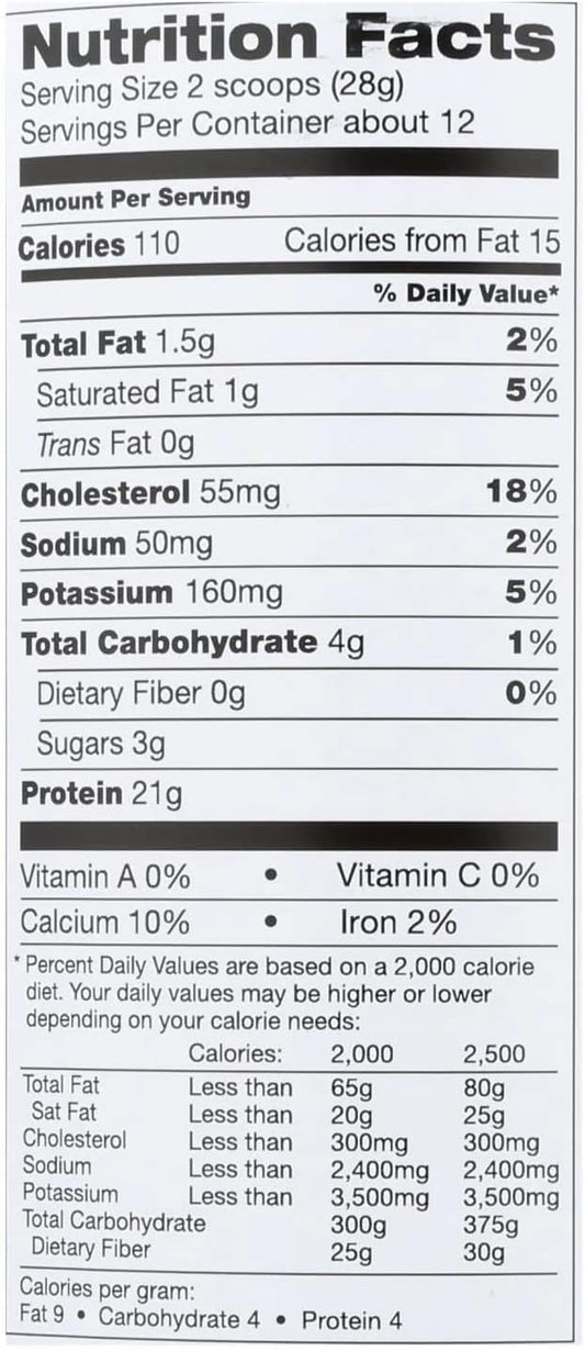 Teraswhey Simply Pure Whey Protein, Bourbon Vanilla, 12 oz,Package May