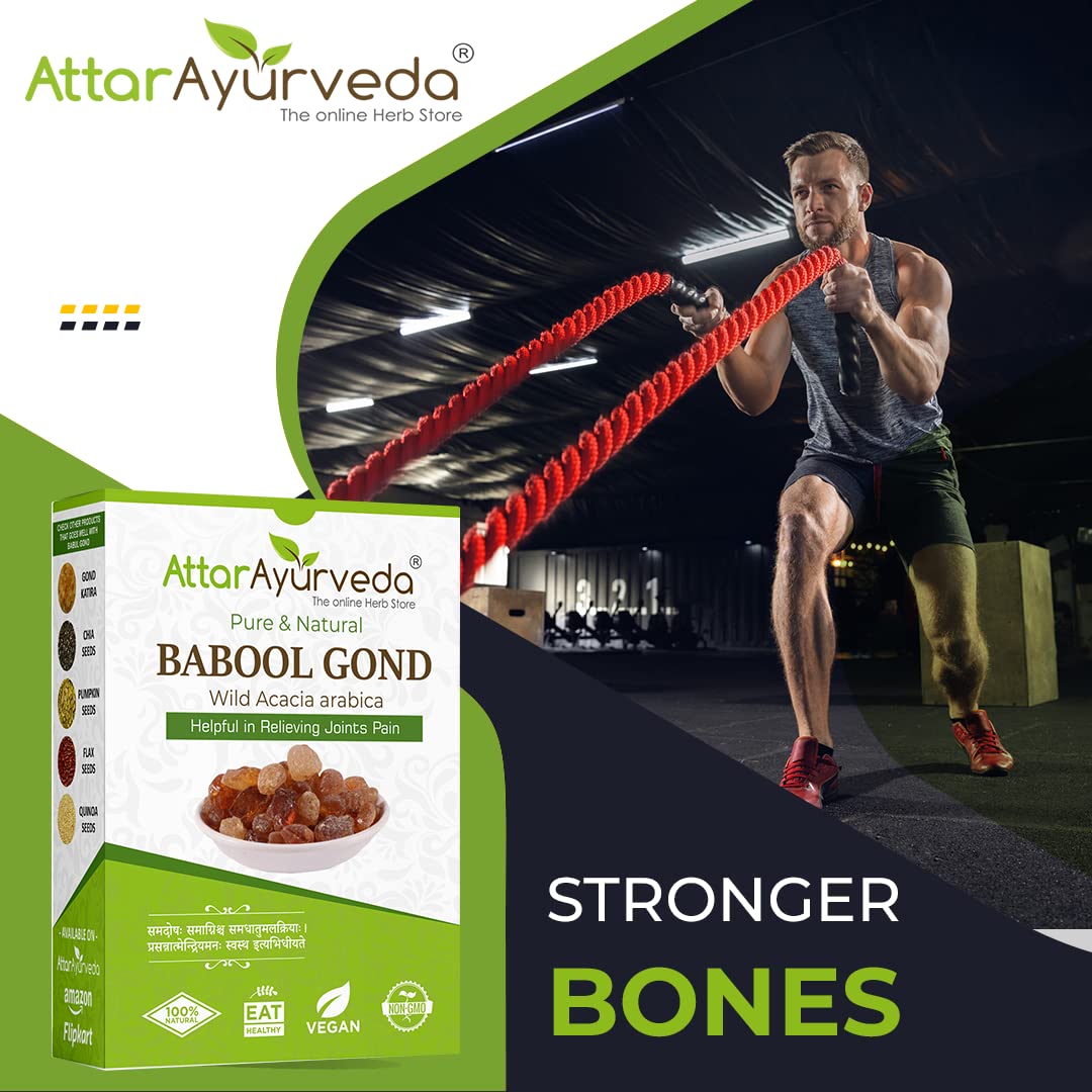 Attar Ayurveda Babul Gond Gum - Kikar Gond - Babool Gond -