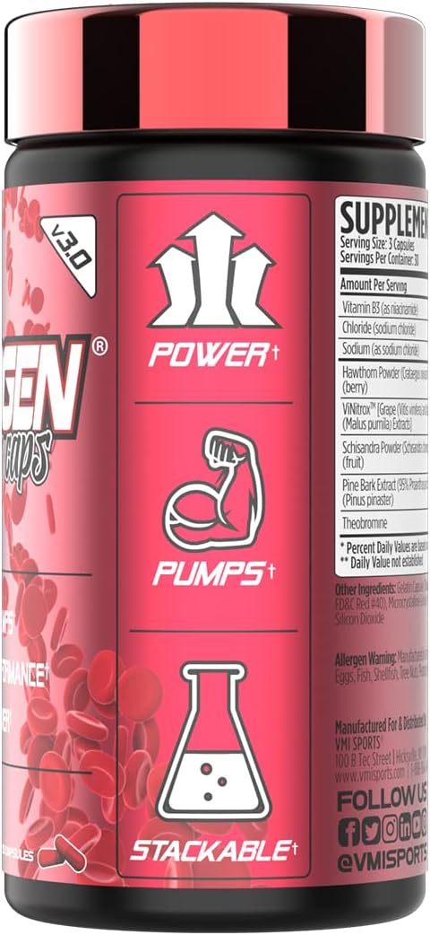 VMI Sports | Vasogen Ultra Nitric Oxide Booster | Stim Free