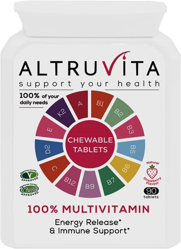 Altruvita 100% Multivitamin - 100% Of Your Daily Needs For Energy Rele80 Grams