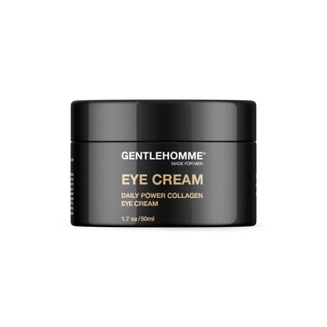 Collagen & Caffeine Eye Cream for Men with Hyaluronic Acid - Made in USA - Men's Anti-Aging Eye Cream for Dark Circles Eye Bags & Puffiness - Day & Night Anti Wrinkle Firming Under Eye Cream 1.7