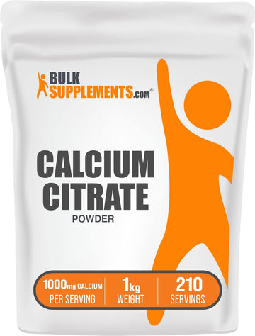 Bulksupplements.Com Calcium Citrate Powder - Calcium Citrate Supplemen