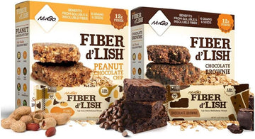 Nugo Fiber D'Lish Variety Chocolate Brownie & Peanut Chocolate Chip, 11 Pounds