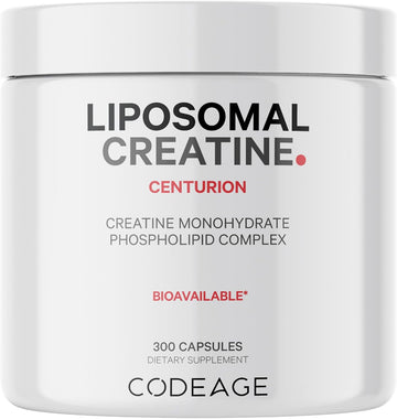 Codeage Liposomal Creatine Monohydrate Supplement, Pure Creatine 2500M