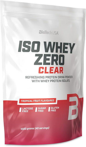 Biotechusa Iso Whey Zero Clear Drink Powder, Refreshing, Sugar-Free, L1 Kilo Grams