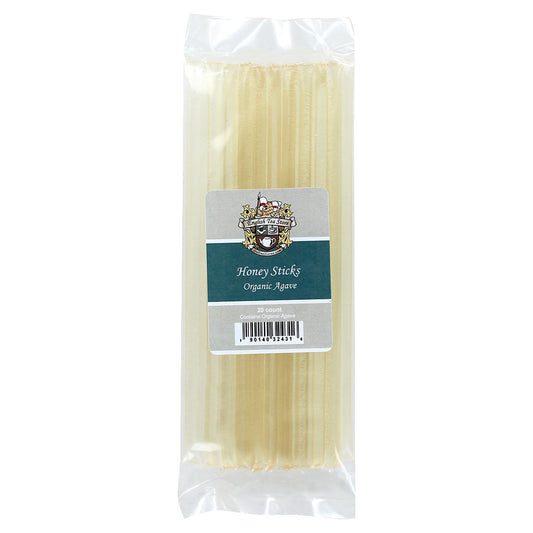 English Tea Store Organic Honey Sticks, Agave, 0.25 Pound :