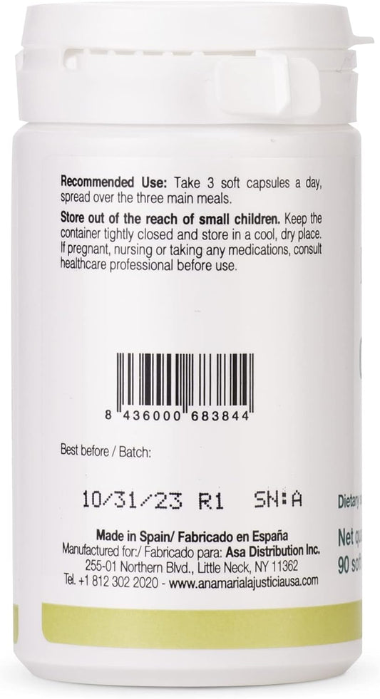 ANA MARIA LAJUSTICIA- COD Liver Oil - Rich in Omega-3 + Vitamins A, D