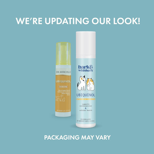 Bark & Whiskers Ubiquinol Liquid Pump, For Dogs And Cats, 1.45 Fl. Oz. (43 Ml), Supports Cardiovascular And Cellular Hea