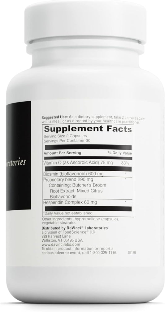 Davinci Labs Healthy Veins - Dietary Supplement To Support Vascular He