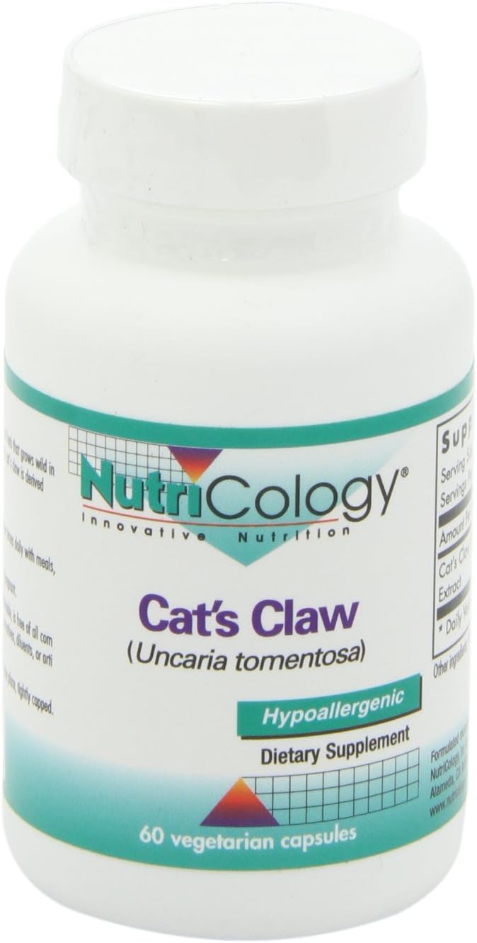 Nutricology Cat's Claw, Vegicaps, 60-Count