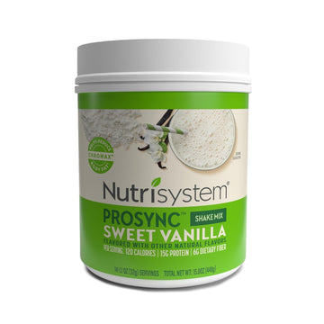 Nutrisystem Prosync Sweet Vanilla Meal Replacement Protein Shake Mix -15.8 Ounces