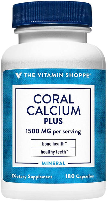 The Vitamin Shoppe Coral Calcium Plus 1,500Mg - Eco Safe Source Of Cal