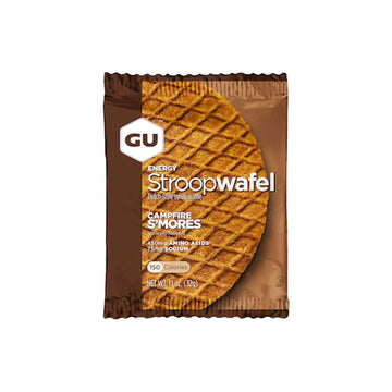 Gu Energy Stroopwafel Sports Nutrition Waffle Campfire S'Mores, 16 Cou1 Pounds