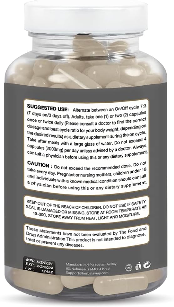 Herbal-avRay Longjack Tongkat Ali for Men : Health & Househ