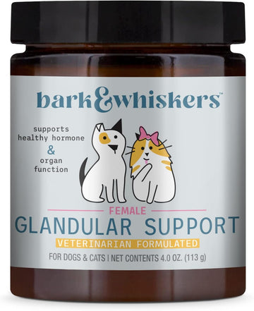 Dr. Mercola, Bark & Whiskers, Female Glandular Support For Pets, 4 Oz.