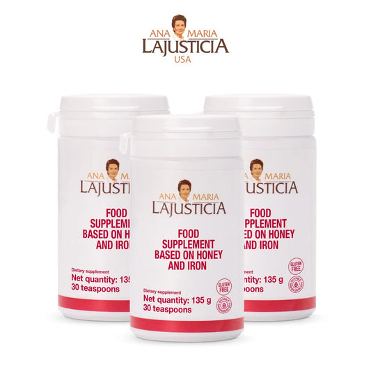 Ana Maria Lajusticia - Iron With Honey - Food Supplement - 135G (30 Te