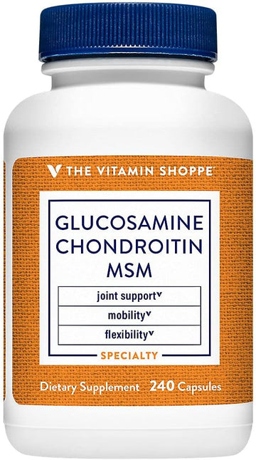 The Vitamin Shoppe Glucosamine, Chondroitin, Msm (240 Capsul