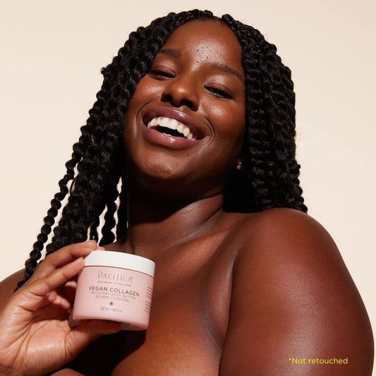 Pacifica Beauty | Vegan Collagen Body Butter | Hydrating, Nourishing, Moisturizer | Long-Lasting Hydration | Cream Lotion for Dry Skin | Light oral Scent | Paraben Free | Vegan + Cruelty Free