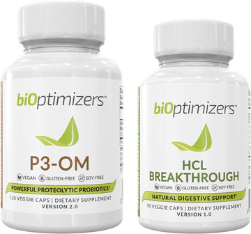 Bioptimizers - P3-Om (60 Capsules) And Hcl Breakthrough (90