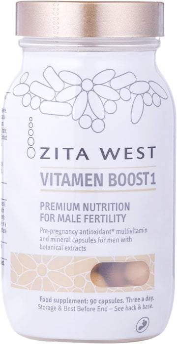 Zita West Vitamen Boost 1  Male Fertility And Preconception Supplemen90 Grams