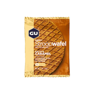 Gu Energy Stroopwafel Sports Nutrition Waffle, Salty'S Caramel, 1.1 Ou1 Pounds