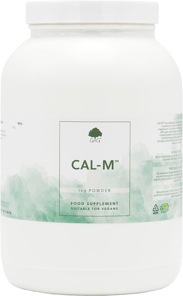 Cal-M Powder | 1Kg Tub | Calcium & Magnesium Blend With Cider Vinegar 1.1 Kilo Grams