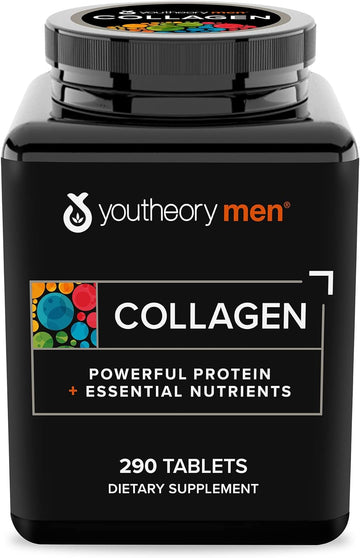 Youtheory Collagen For Men - With Biotin, Vitamin C And 18 Amino Acids12.64 Ounces