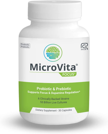 Microvita Focus By Accentrate - Focus-Supporting Probiotic Capsules -