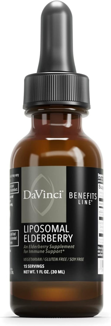 Davinci Labs Liposomal Elderberry - Immune Support Supplement For Heal