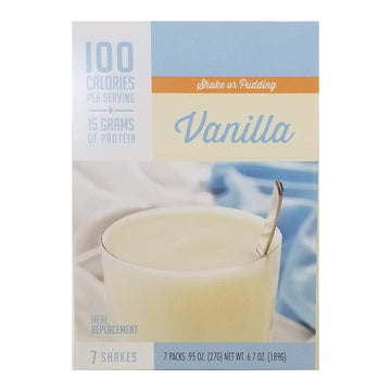 Healthywise - High Protein 100 Calorie Pudding Shake, 15G Protein, Low Calorie, Low Carbs, Ideal Protein Compatible, 7 S