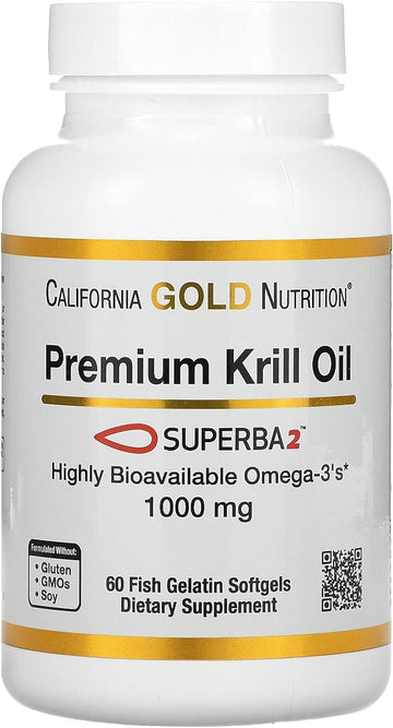 Premium Krill Oil with Superba2 by California Gold Nutrition - Bioavai