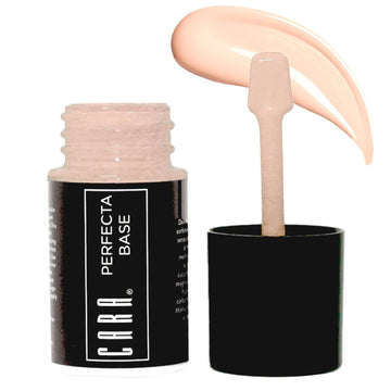 CARA Cosmetics Perfecta Base Foundation - Full Coverage Foundation Makeup, Oil Free Foundation, Light Foundation, Uneven Skin Tone & Oily Skin Foundations, N-3: Neutral Pink Medium,1