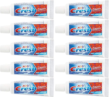 Crest Kids Cavity Protection Toothpaste, Sparkle Fun, Travel Size 0.85  (24g) - Pack of 10