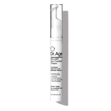 DR AGE Microlift Eye Contour Cream - Lifting Eye Cream With Vitamin C & Hyaluronic Acid - Anti-Aging Under Eye Cream, Fine Lines, Wrinkles & Under Eye Puffiness - 0.5