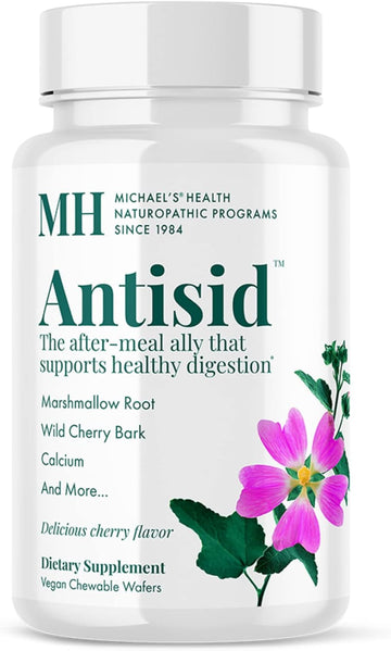 Michael'S Health Naturopathic Programs Antisid - 60 Vegan Chewable Waf4.8 Ounces