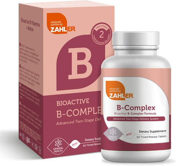 Zahler B Complex, Vitamin B Complex With All 8 Bioactive B Vitamins, T