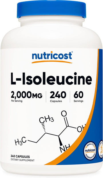 Nutricost L-Isoleucine 2000Mg Per Serving, 240 Capsules (60 Servings)2