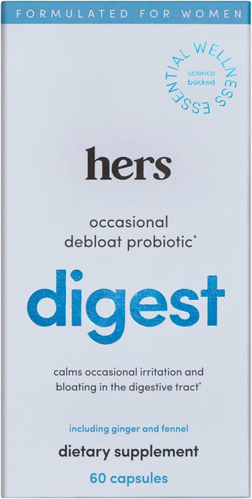 Hers Digest Supplement - Women'S Probiotic Supplement For De