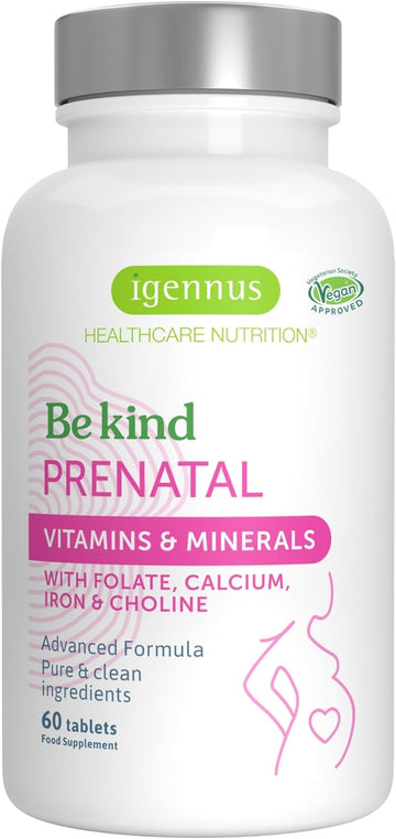 Advanced Clean Label Prenatal Multivitamin With Methylated Folic Acid 100 Grams