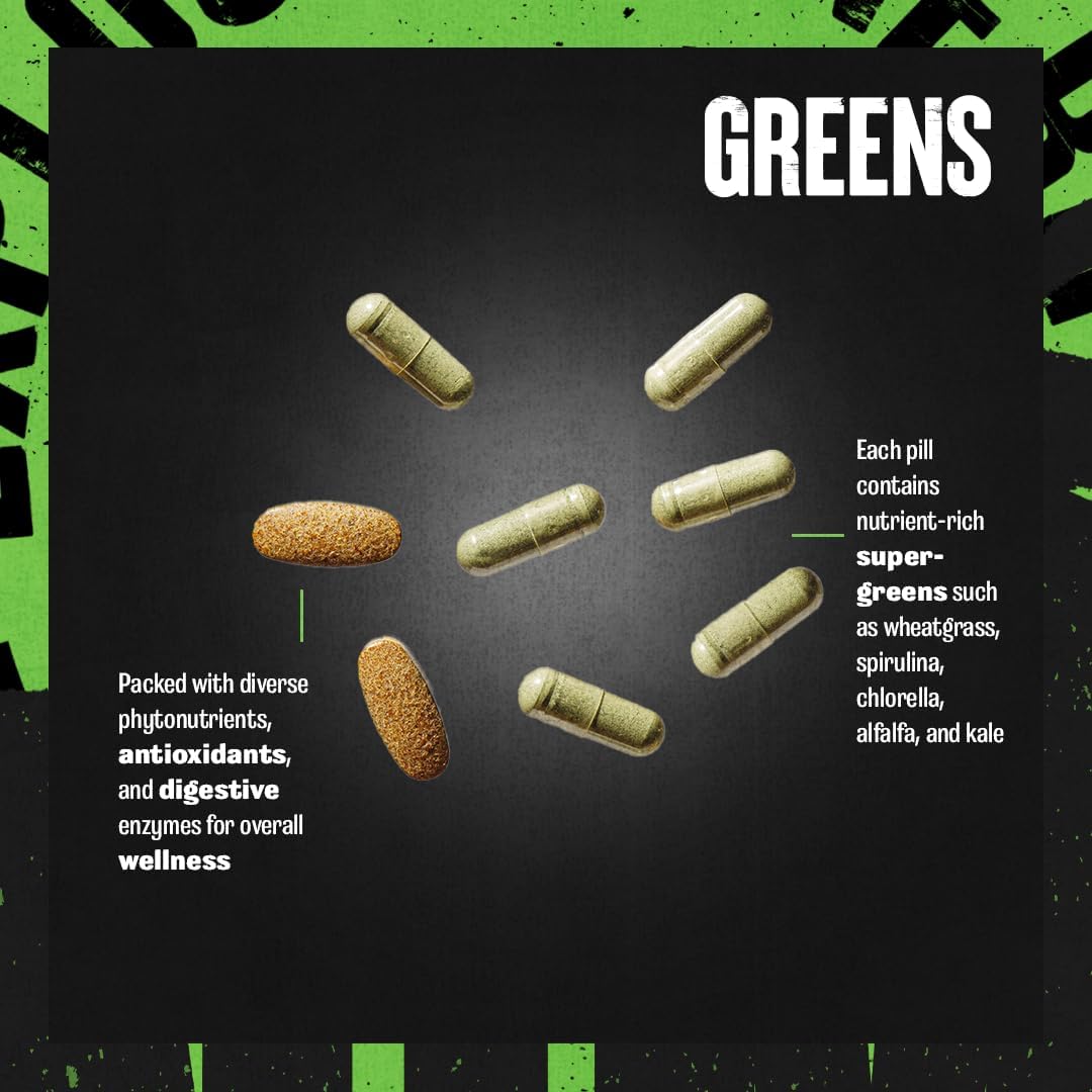 Animal Greens Pak - Chlorophyll, Spectra, Superfood Whole Food Prebiot