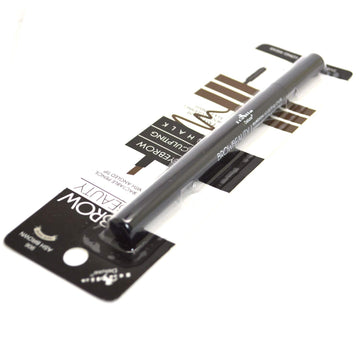 Italia Deluxe Micro Eyebrow Sculpting Chalk Auto Pencil Smear Proof BeutiYo 900 + Free ZipBag (906 ASH BROWN)