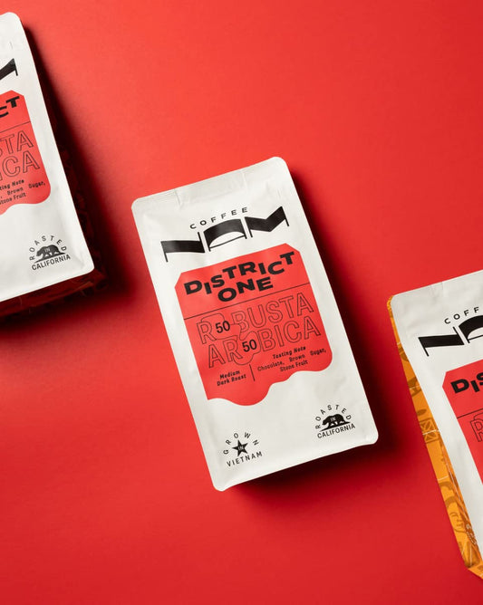 Vietnamese Coffee, 30/70 Robusta & Arabica, Medium Roast (Orange County - Ground Coffee) (Medium Dark Roast)