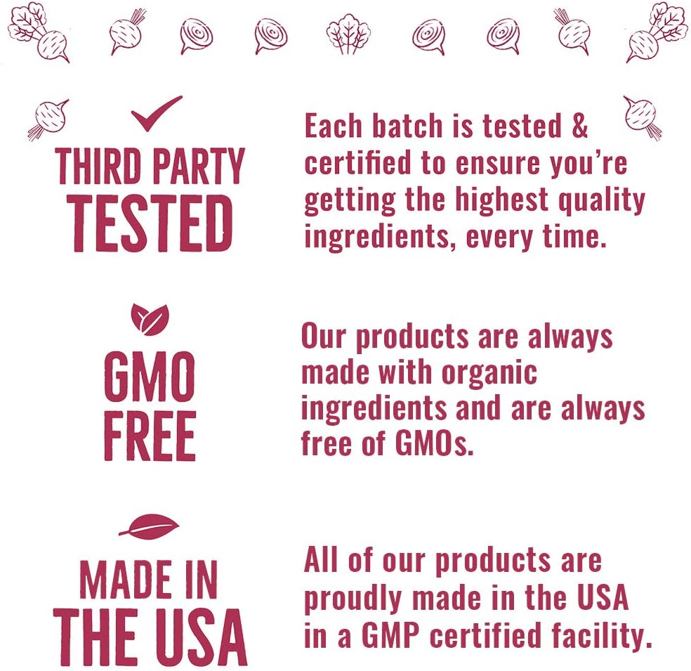 TruBaio Organic Beet Root Powder: Nitric Oxide Booster, Cir