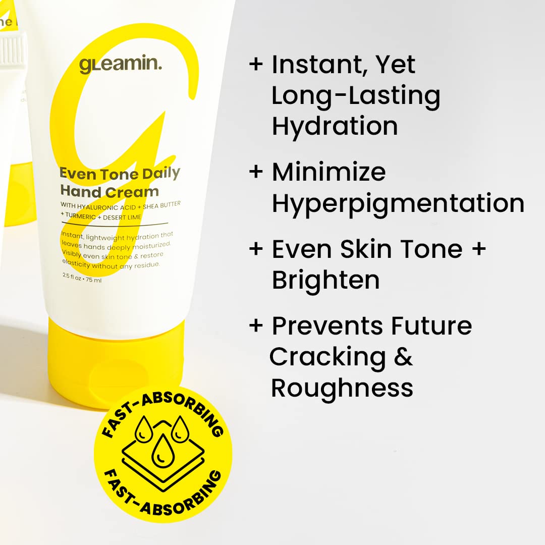 Gleamin Even Tone Daily Dry Hand Cream for Women - Hand Loti