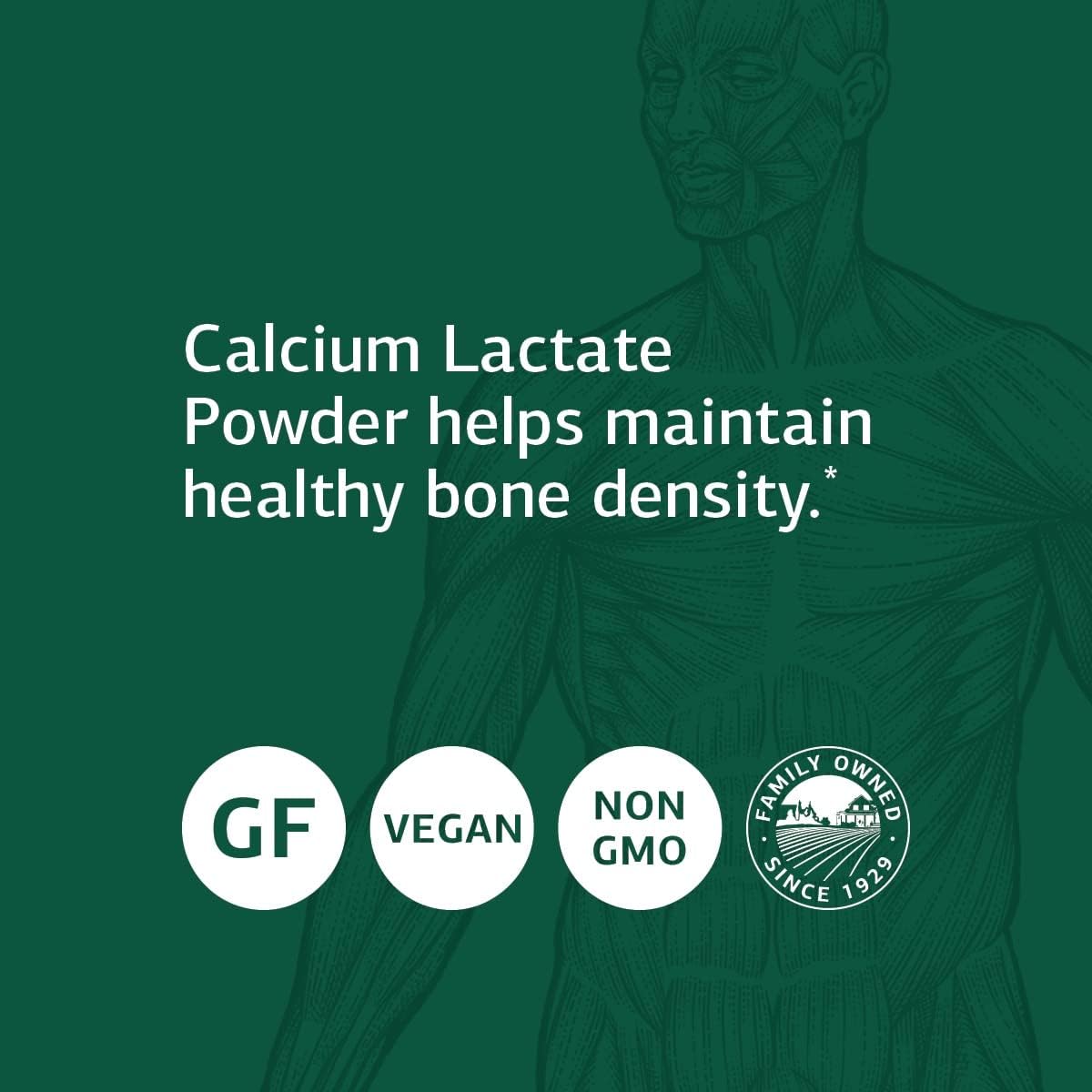 Standard Process Calcium Lactate Powder - Immune Support and Bone Stre