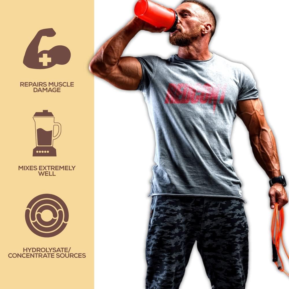 REDCON1 Ration Whey Protein, Cookies N' Cream - Keto Friendly + Gluten