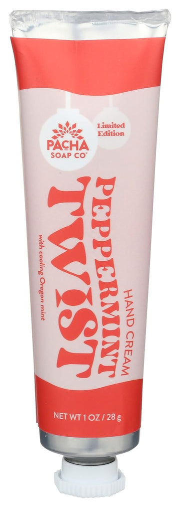 PACHA SOAP Peppermint Twist Hand Cream, 1 OZ