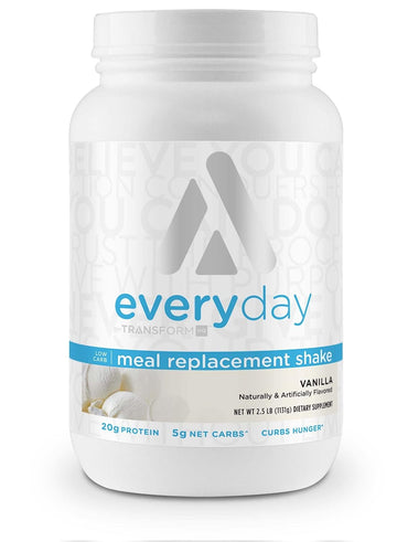 Transformhq Meal Replacement Shake Powder 28 Servings (Vanilla) - Glut2.89 Pounds