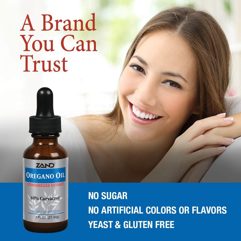 ZAND Oregano Oil Immune Support Formula | Standardized to Contain 60%